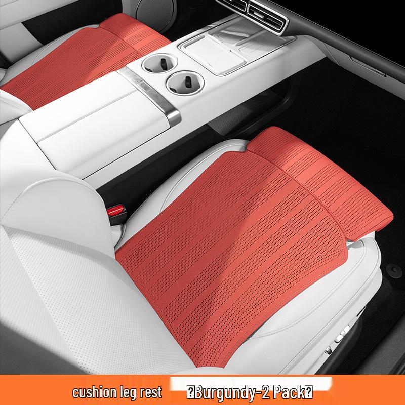 GM Perforated Cushion with Integrated Leg Rest for Car Interior Comfort