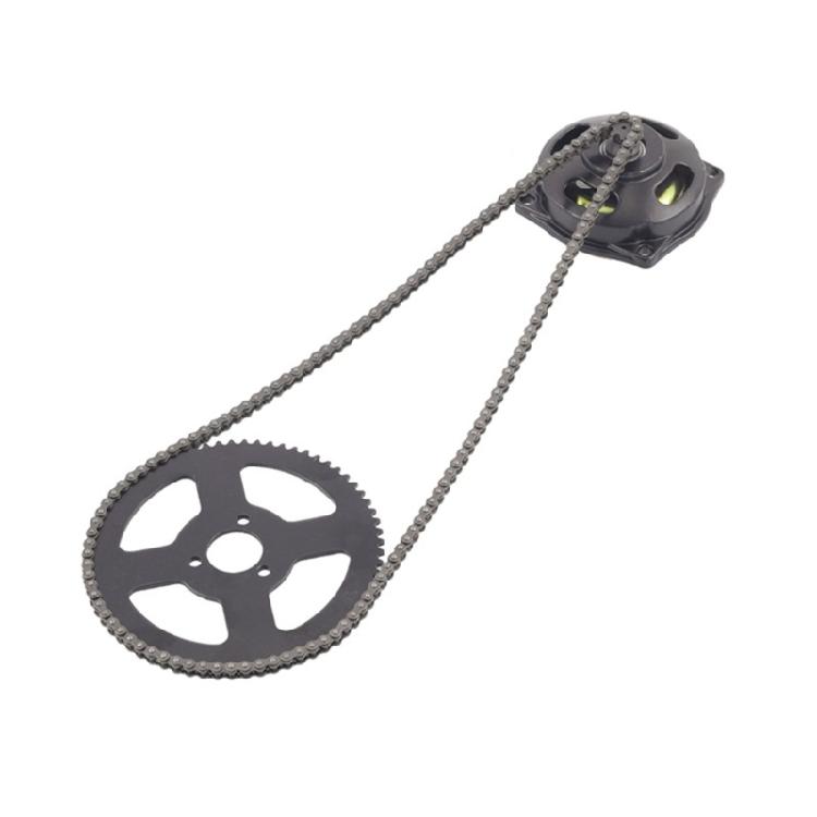 Replacement Accessories Mini Pocket Bike Tooth Chain Sprocket Gear Box Links 7T Gear Box 68T Sprocket 144 Link