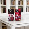 Hazbin Hotel Vaggie Phone Case For iPhone 17,16,15,14,13,12,11 Plus,Pro Max,XS,Colorful Silver Black Cover