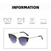 New Stylish Cat Eye Sunglasses for Women Retro UV400 Protection Fishing Street Pography Luxury Designer Unisex Shades Glasses