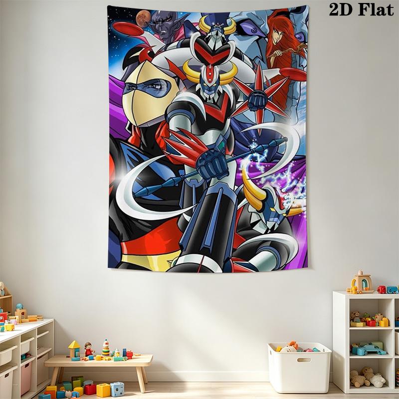 Mazinger Z Pattern Home Decor Tapestry, Wall Hanging, Decorative RV Wall Cloth.MGT0918297