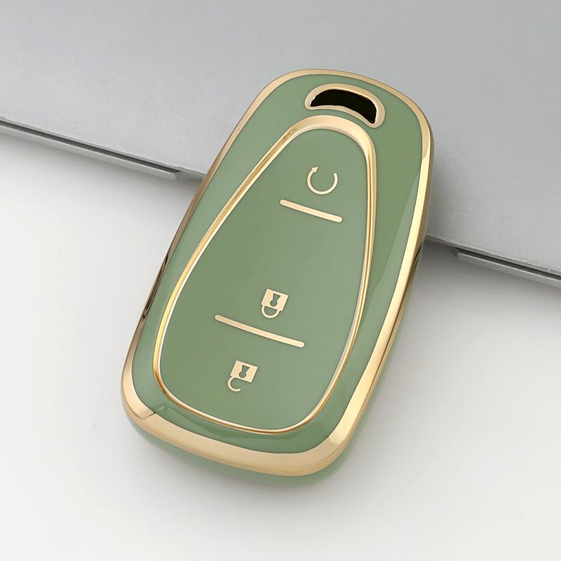 2/3/4 Buttons Tpu Car Key Case For Chevrolet Chevy Malibu Camaro Cruze Traverse Sonic Volt Bolt Equinox Key Cover Fob Keychain