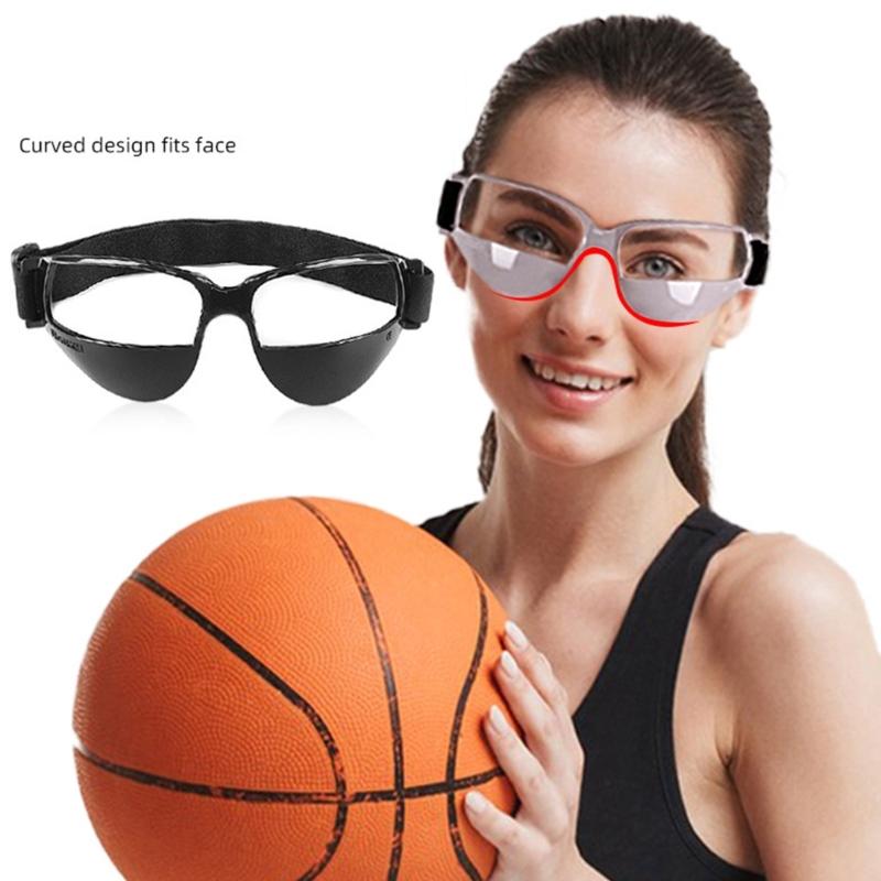 Adjustable Elastic Strap Basketball Glasses For Dribble Training No Lenses Anti Fog Sports Equipment Teens Gift