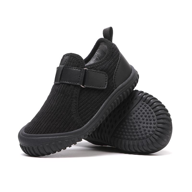 

Детские теплые зимние сапоги. Детская зимняя хлопчатобумажная обувь. Нескользящие теплые плюшевые сапоги на открытом воздухе. Теплая меховая обувь с высоким берцем. Водонепроницаемые теплые кроссовки. 19 чёрный