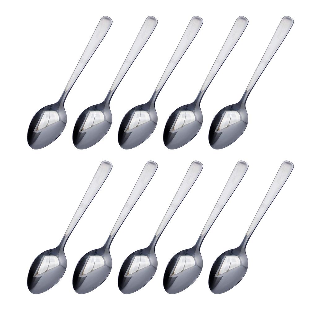 Takagi Lilac Large Bulk Dishwasher Coffee Dessert Made in Japan 18-0 Teaspoons, 10-Piece Set, Purchase, Safe, Silver, Cutlery, Spoons, Spoons,
