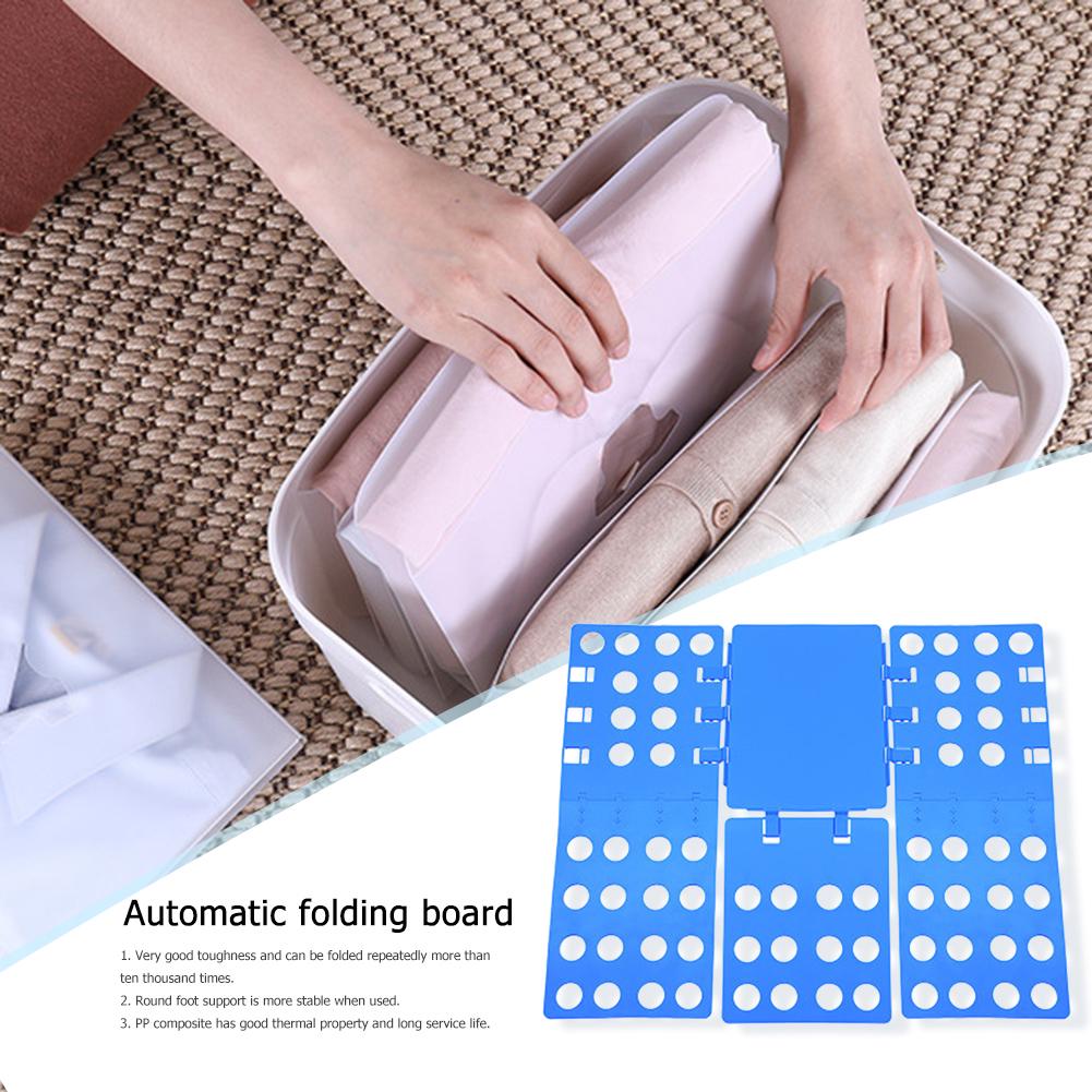 Plastic Clothes Folding Board Easy and Fast Kids Laundry Folder Shirt Folding Board Home Storage Tool for Kid Children Adults