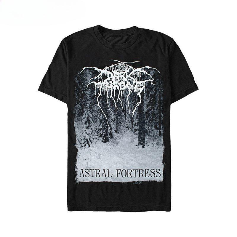

Dark Throne Band Norwegian Heavy Metal Rock High Street Loose ShortSleeved Mens and Womens Pure Cotton TShirt S