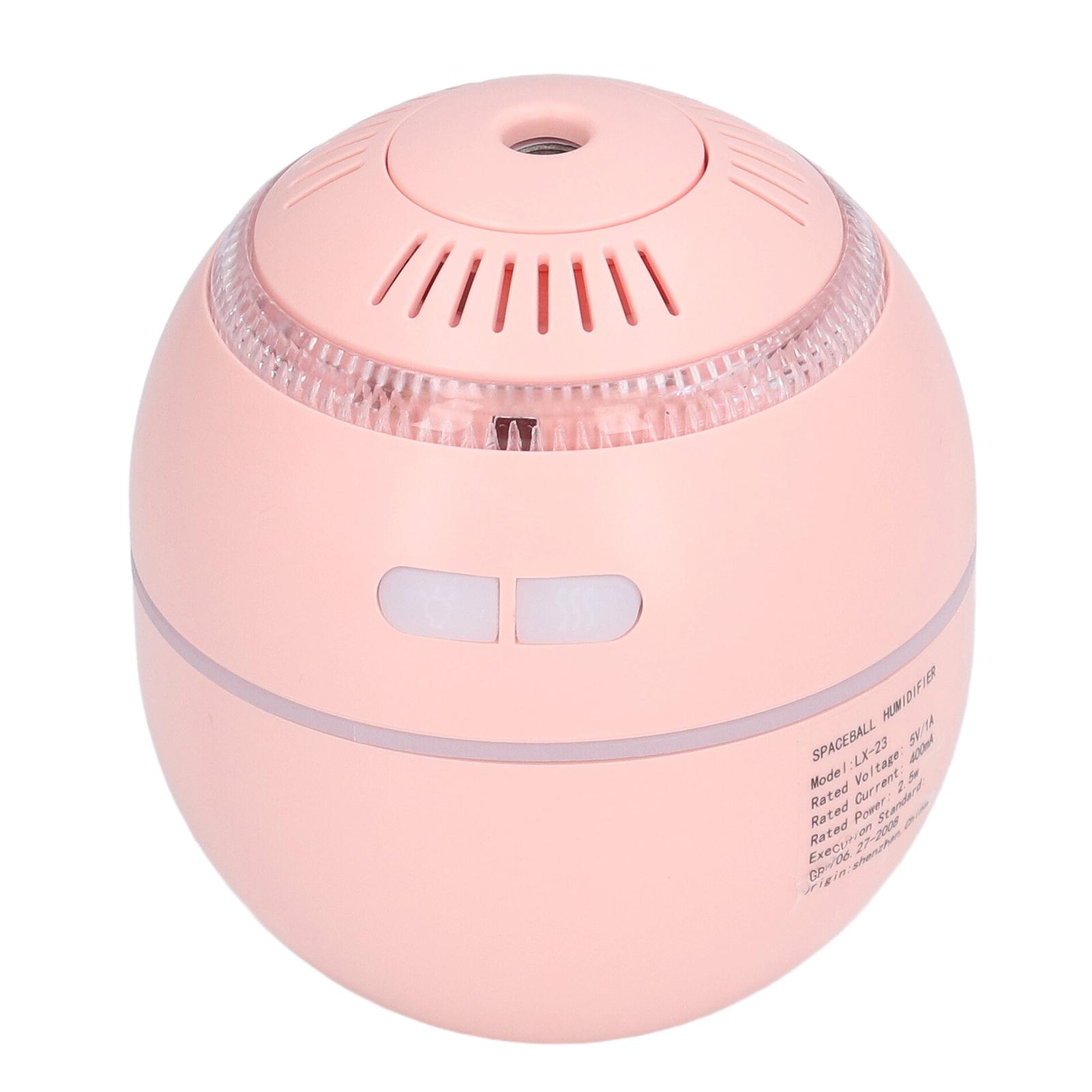 Household Ball Shaped Humidifier Colorful RGB Light Humidifier Mini Water Replenishing Air Humidifier