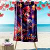 Custom NameSuper Mario Bros. Beach Towel Soft Microfiber Summer Towel Quick Dry Absorbent Towel for Beach Swimming Pool Travel