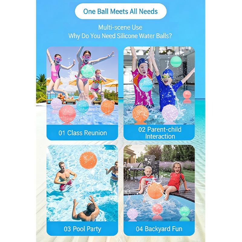 Water Toys Festival Silicone Reusable Play Non-Magnetic Children's Outdoor Summer Fun Games