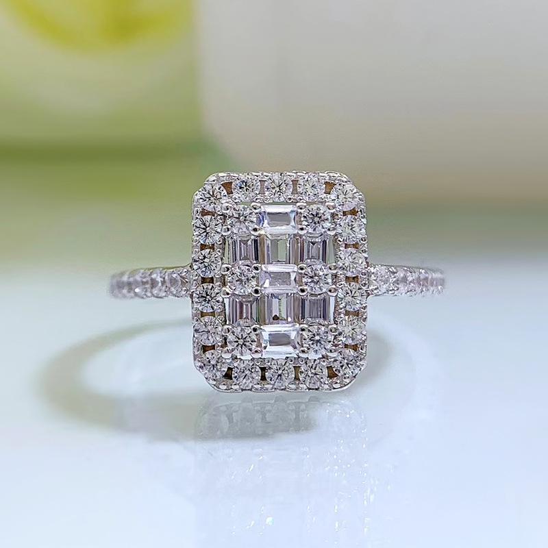 

2023 S925 Silver Bow Ring - Simple, Versatile Style with Small Diamond Size 5