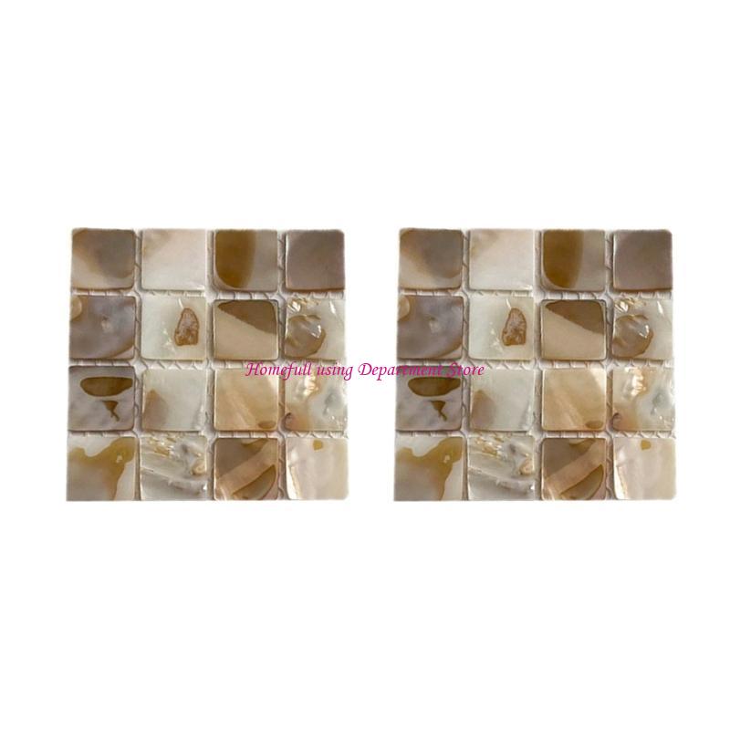 

2pcs Handmade Drink Coasters Heat Resistant Cup Mats Dining Table Accessories S кавовий