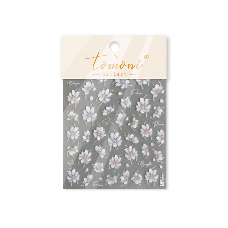 

Тонкие и прочные наклейки для нейл-арта Tomoni: Популярные дизайны для детей с яркими акцентами из ювелирных украшений для ногтей