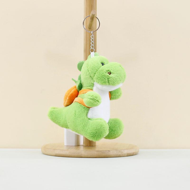 Uroczy Owocowy Dinozaur Pluszowy Wisiorek do Plecaka Miękki Brelok Zabawka Kolekcjonerska Lalka