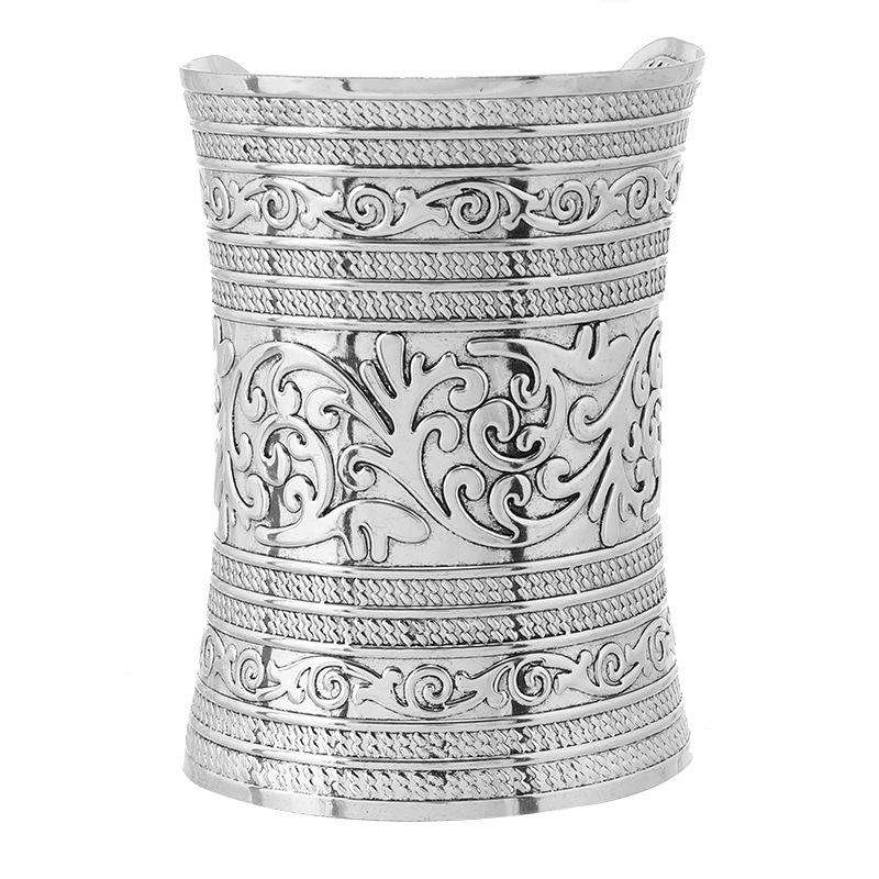 Bracelet retro wide version pattern long exaggerated bracelet punk personality female dance exotic bracelet