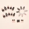 24pcs Flower Starburst False Nails French Nail Tips Manicure Press On Nails  DIY