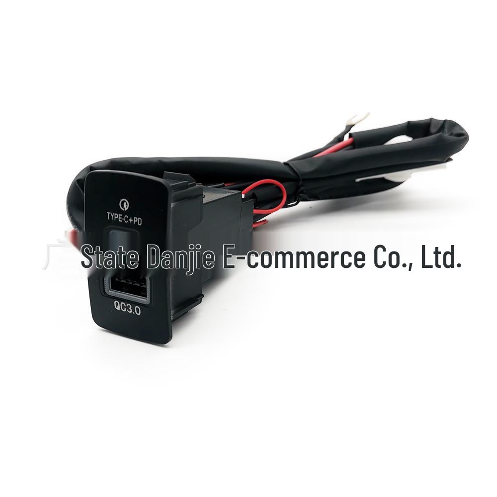 Honda CR-V 2009-2016 QC3.0 + Type-C Car Charger Plug with Cable