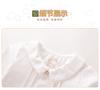 [Same as in the mall] Rabbi children's spring reverse collar full open shirt for girls, small fresh long sleeved shirt