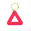 1PC Reflective Signs Triangle Signs Safety Warning For Bicycle Hanging Tag W Elastic Cord Bike Night Visible Riding Safety