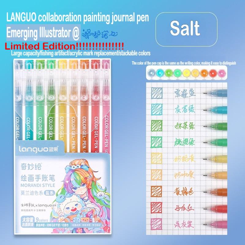 Languo 216 Colori Penna Manuale Multicolore 1,0 mm Colore Morandi Set di Penne Gel e Pennarelli Cancelleria Ufficio Forniture Scolastiche