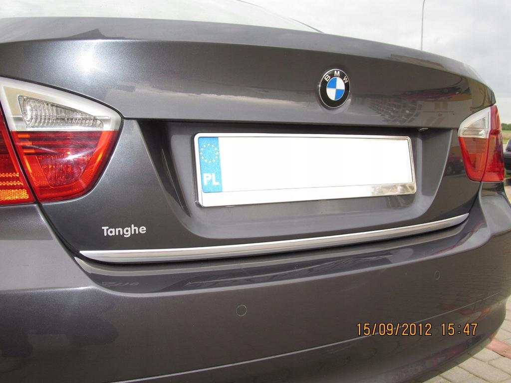 BMW 3 E90 - CHROME STRIP Chromed TAILGATE Tuning
