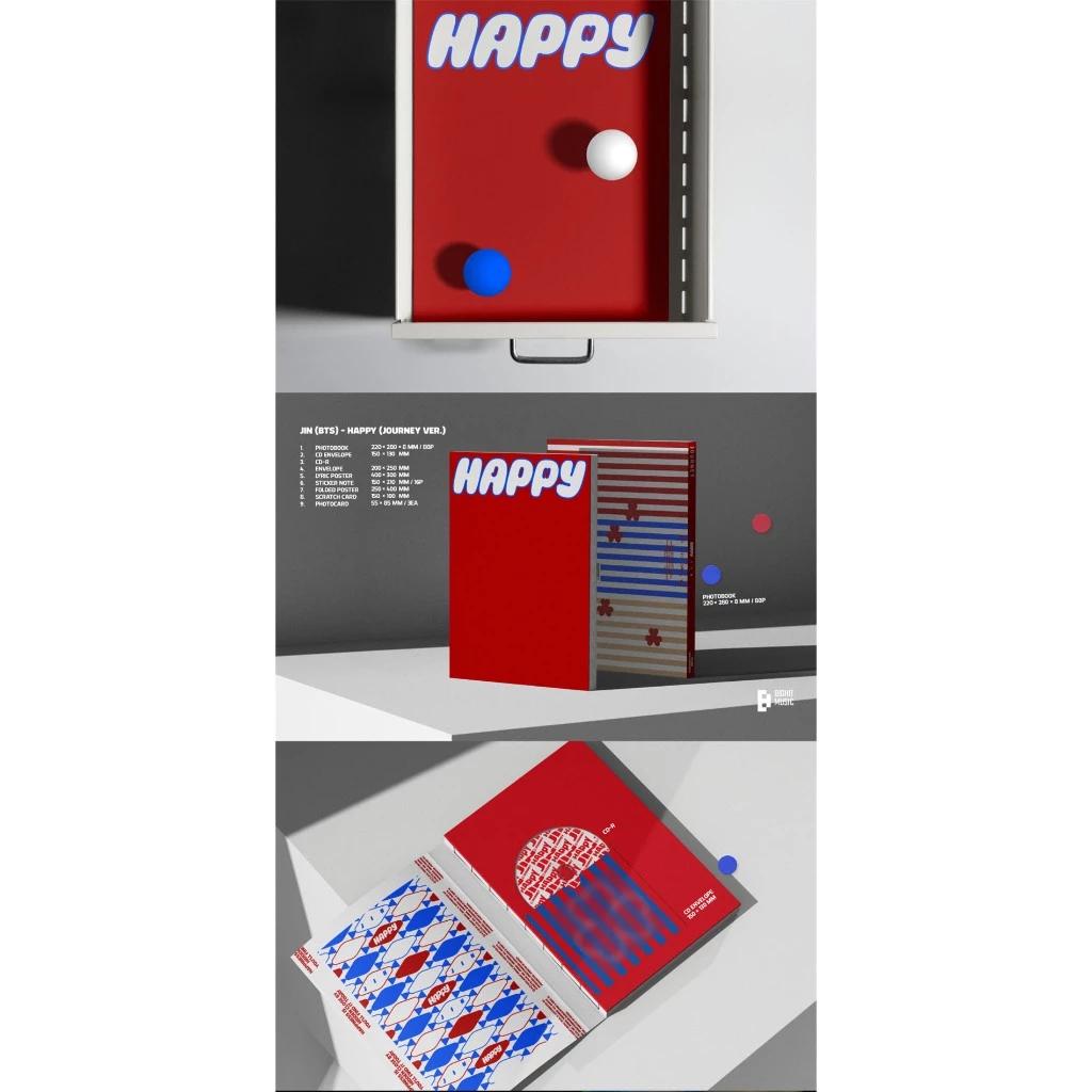 [LISTO PARA ENVÍO] BTS JIN - 1er Álbum Solista HAPPY