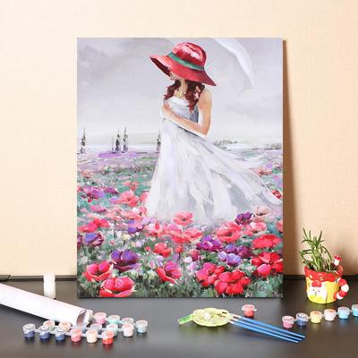 Dipinto a mano fai da te pittura a olio digitale pittura con i numeri decorazione domestica pittura su tela di decompressione