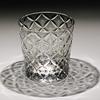 11 Oz  8.5 Oz Hand Cut Edo Kiriko Grey Crystal Glass Whiskey Tumbler With Hand Carved Star Pattern Unique Bourbon Glass Tumbler