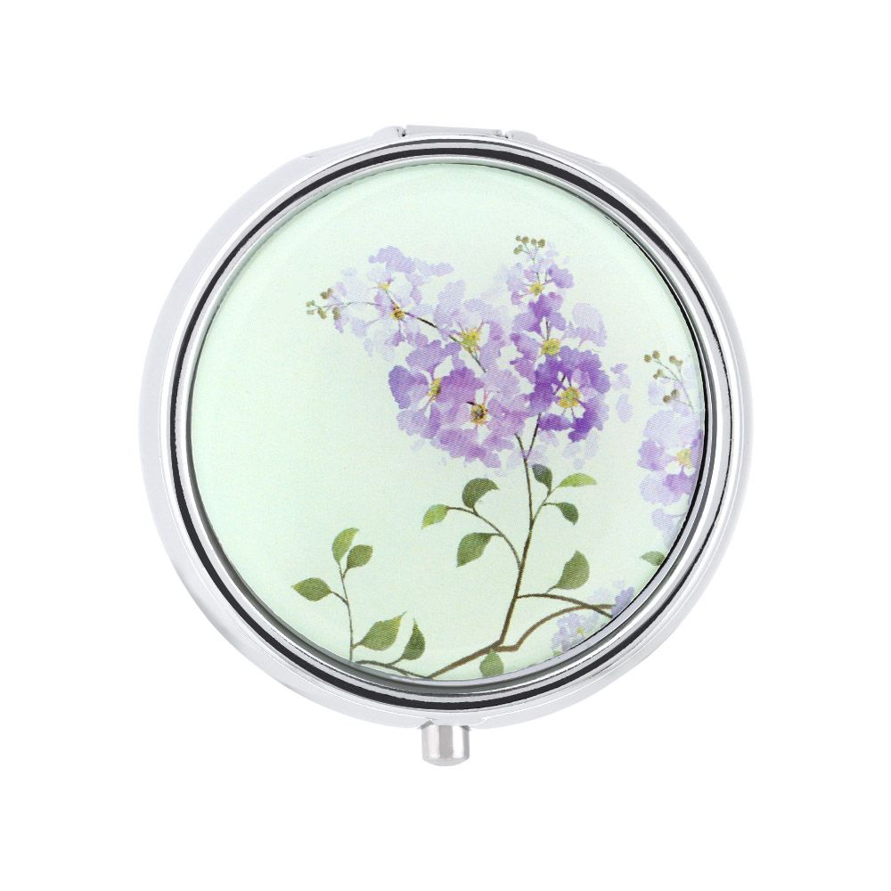 Metal Portable Travel Pill Box Medicine Organizer Pill Cases Makeup Storage Container