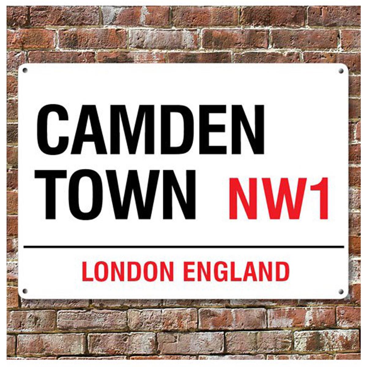 

Сокровища лилии [Q5118] - Жестяная табличка в стиле ретро Camden Town - 20x15 см