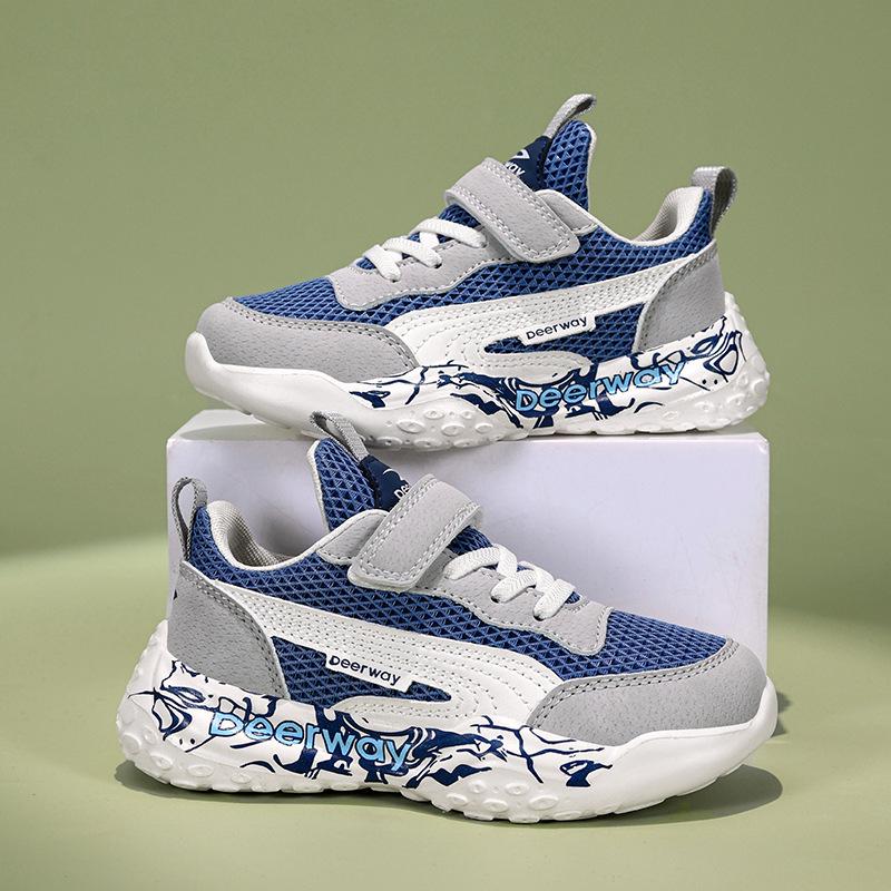 PLUS DEL Hui Girls' Breathable Sports Shoes: Versatile, Casual, Soft Sole Running Shoes for Children