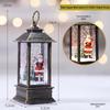 2026 Christmas Water-Filled Lantern for Desktop Decoration - Ideal for Hotel, Mall, and Shop Window Displays