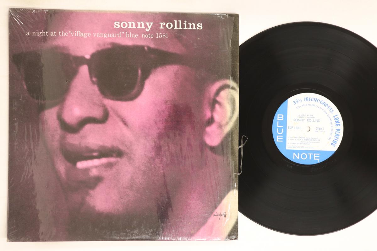 

LP Record SONNY ROLLINS A Night At The Village Vanguard BLP1581 BLUE NOTE 1966 US Jazz Used