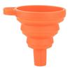 Silicone Folding Funnel with Long Neck - Telescopic and Thickened for Kitchen Liquid Filling