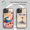 Cute F-Felt N-Needlework    Phone Case For iPhone17,16,15,14,13,12,11 Plus,Pro Max Magnetic For Magsafe Wireless Charging