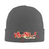 K  on Logo Warm Knitted Cap Fashion Bonnet Hat Autumn Winter Outdoor Beanies Hats for Unisex Adult