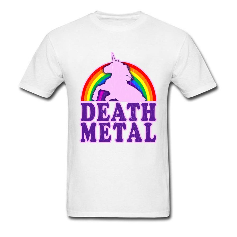 Band T Shirt Black Death Metal Unicorn 