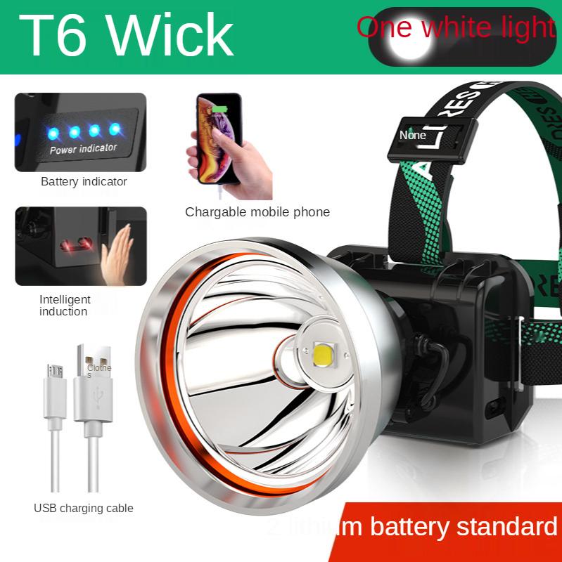 

Светодиодный индукционный налобный фонарь с USB-перезаряжаемым мощным светом, портативная лампа с фиксированным фокусом, долговечная ночная рыбацкая кемпинговая лампа