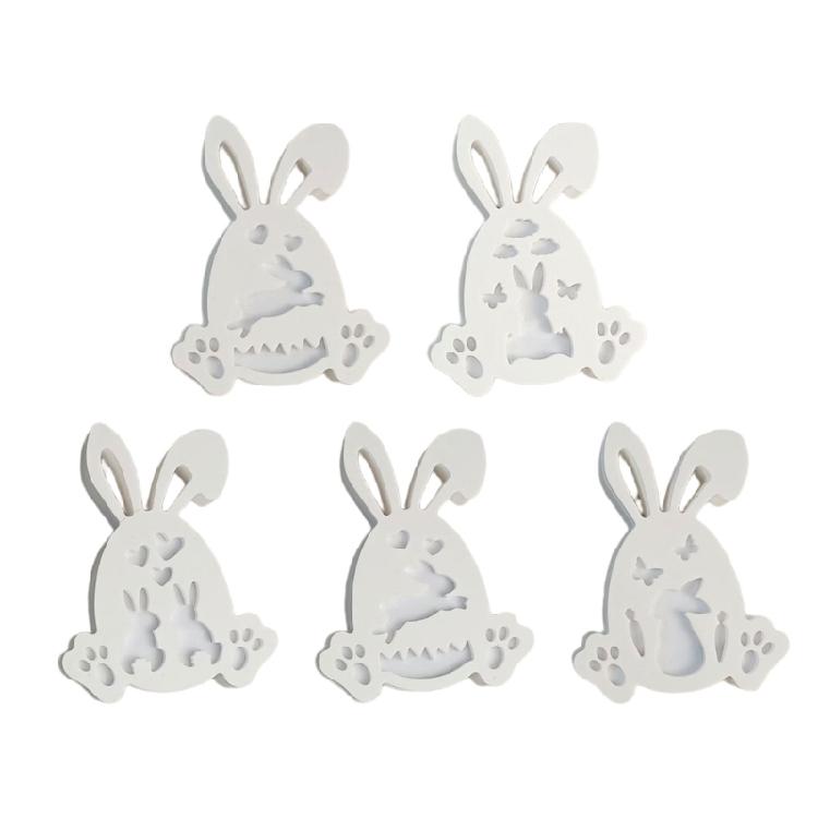 

Rabbit Shape Silicone Mold For LED Ambients Lamp Making Home Decors Projects And Artistic Plasters Resin Crafting Supplies 1