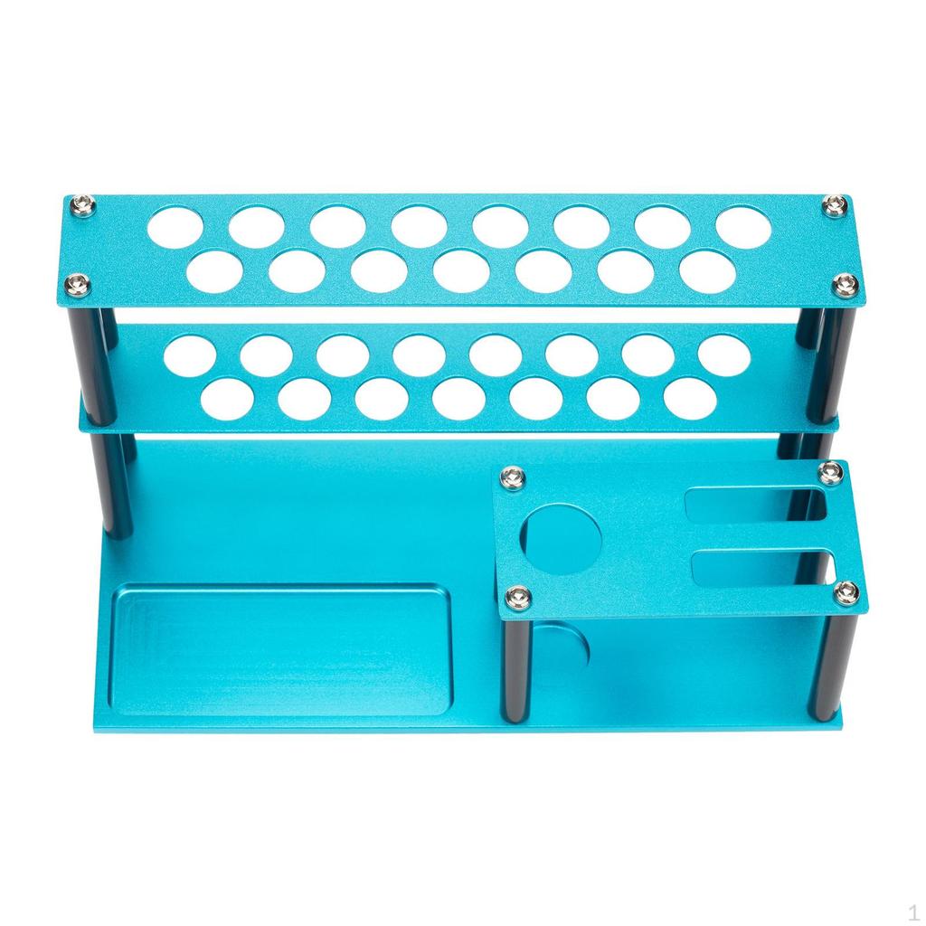 Compact Screwdriver Storage Solution with Built-in Tray