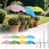 Sombrilla para Sombra de Plantas con Estaca de Metal Tela Resistente a la Intemperie para Sombra Solar Plantas de Exterior Flores en Maceta Protección Solar Suministros de Jardín