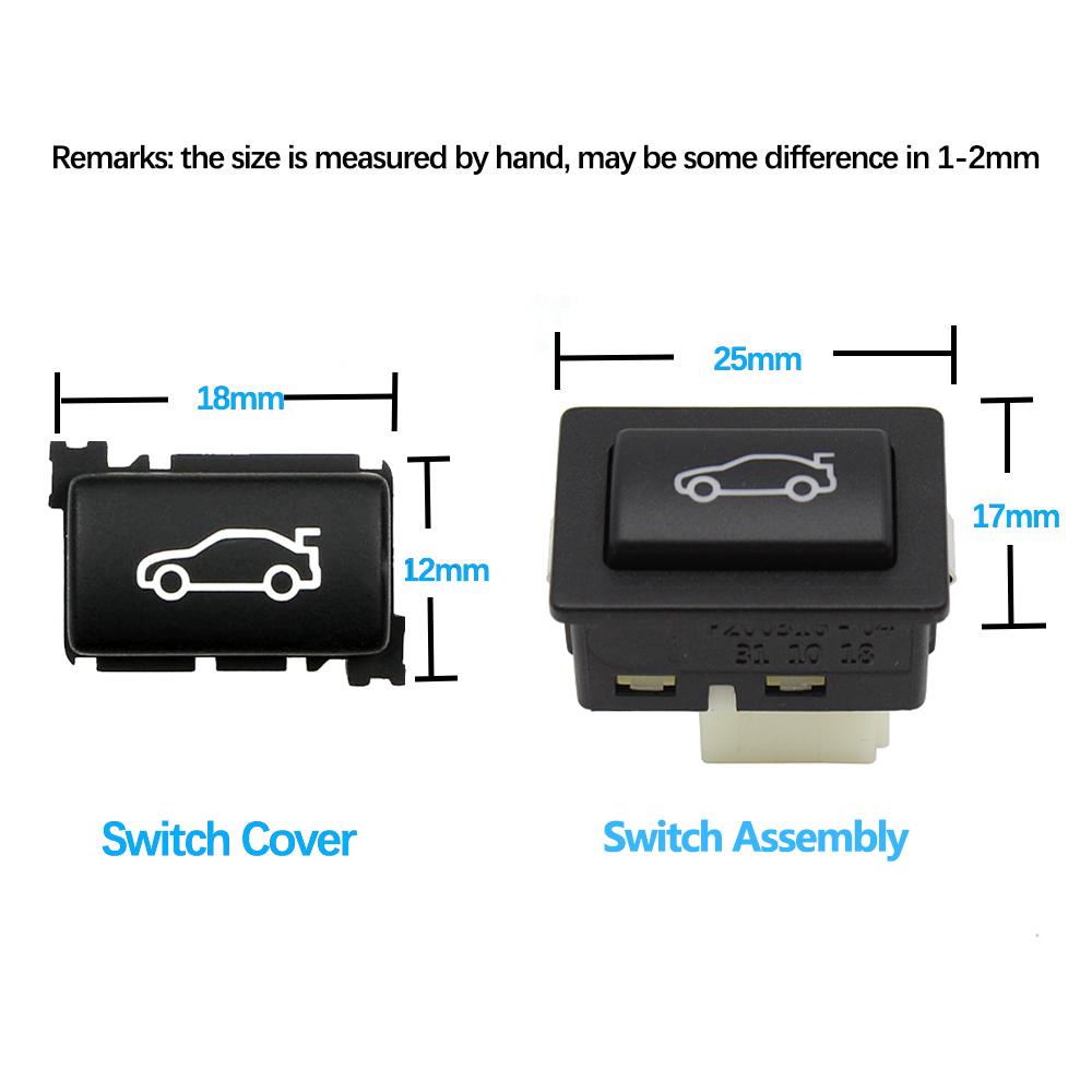 Quality Rear Boot Cover Switch Push Button For Bmw 3 5 7 F Series F20 F30 F35 F10 F11 F01 F02