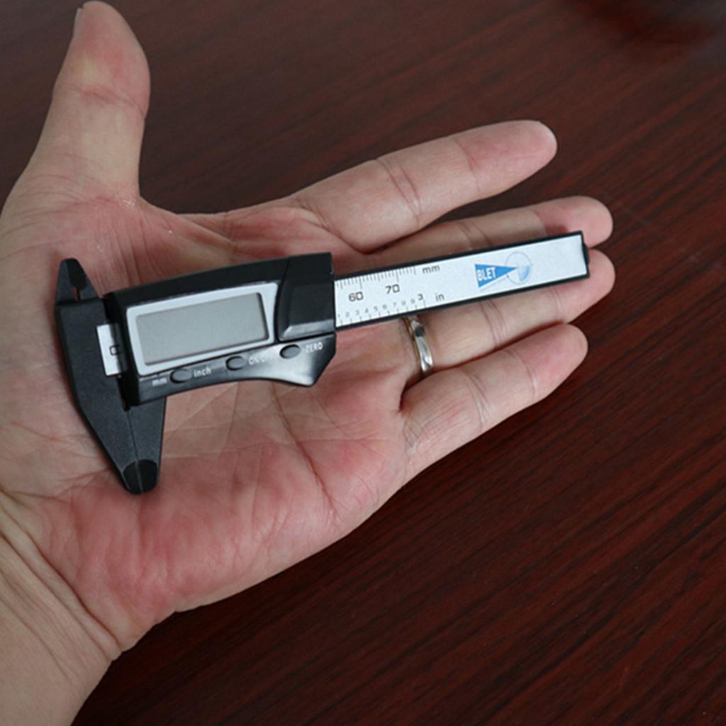 0-75mm Vernier Caliper Electronic LCD Digital Caliper Pocket Size Micrometer Gauge Thickness Diameter Measuring Tool