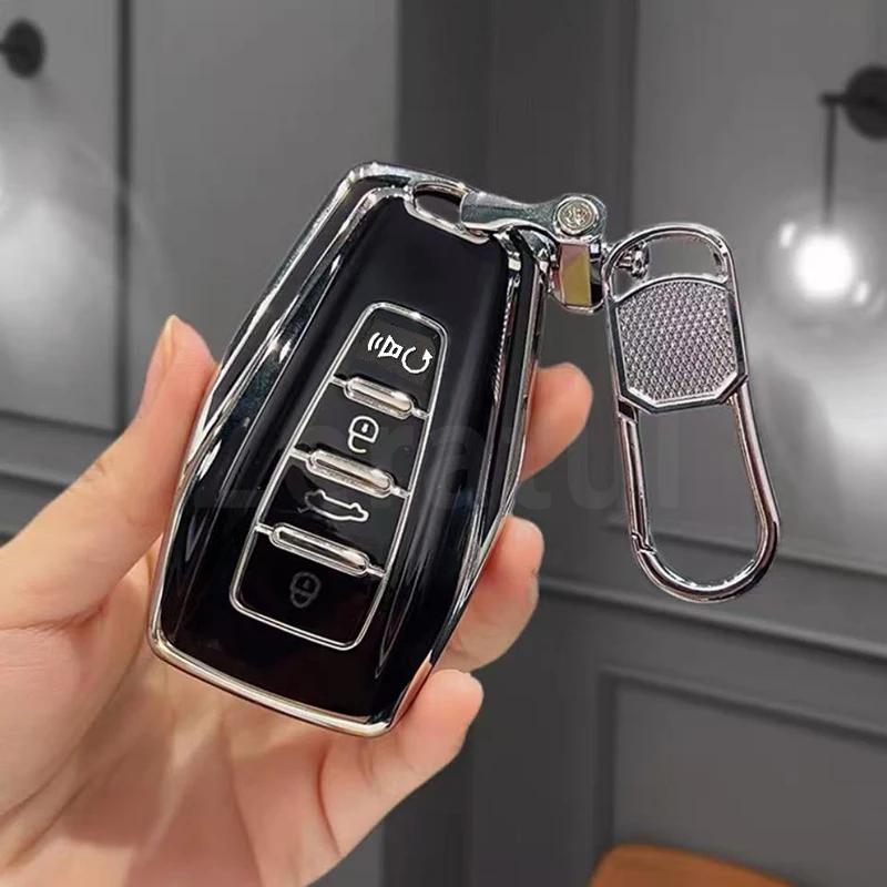 Auto Keyless Shell Fob For Geely Coolray  X6 Emgrand Global Hawk Gx7 Monjaro Protector Remote Car Key Case Cover Accessories