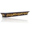 Solid Wood Carved Shelve for Living Room Brown Italian Wooden Shelf