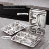 304 Stainless Steel Divided Meal Tray