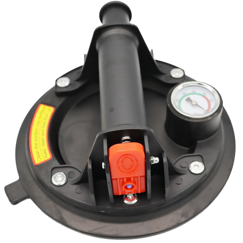 Heavy duty 8 inch vacuum suction cup, powerful glass regulator for granite and glass window replacement