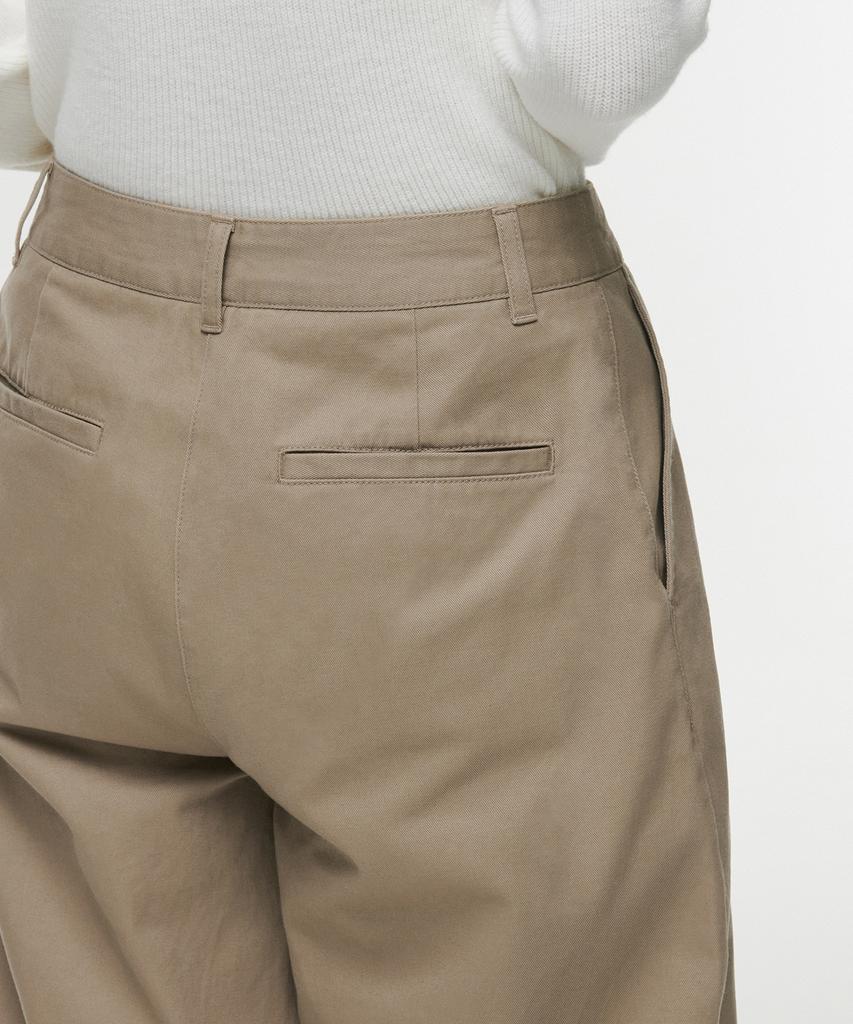 MUSINSA STANDARD WOMAN Women'S Wide Chino Pants [Beige]