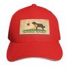 California Flag Face Mask Baseball Cap Golf sun hat hiking hat tactical cap Ladies Unisexs