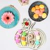 Latests Models Pumpkin Shaped Wooden Dessert Tray Halloween Thanksgiving Home Kids Favors Fruit Serving Happy Party Decoration